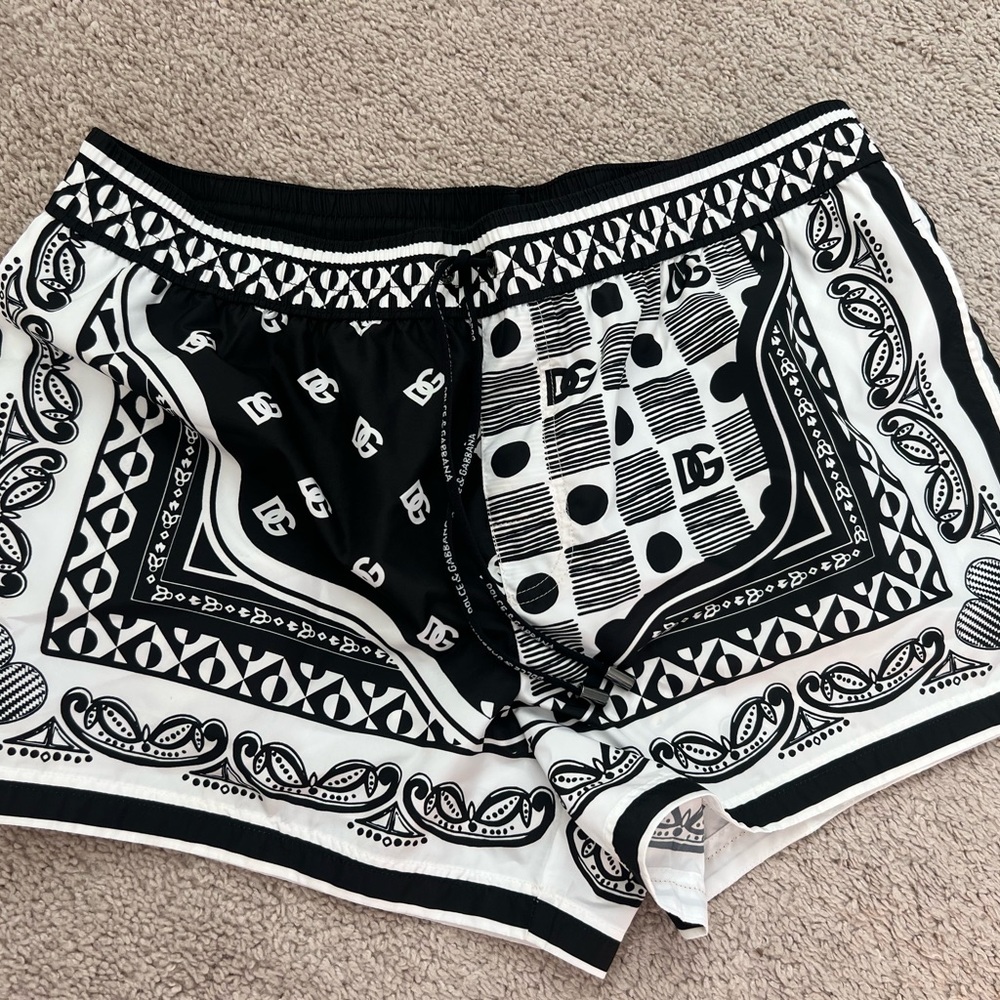 Authentic dolce and gabbana swim trunks